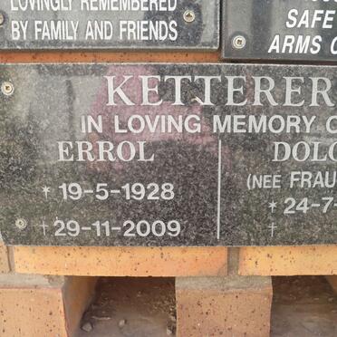 KETTERER Errol 1928-2009 &amp; Dolores FRAUENSTEIN 1936-