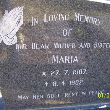 ? Maria 1907-1982
