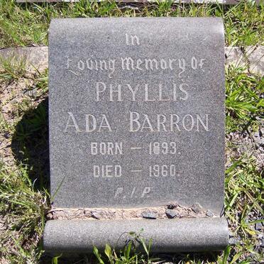 BARRON Phyllis Ada 1893-1960