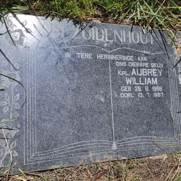 BEZUIDENHOUT William Aubrey 1966-1987