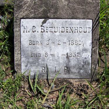 BEZUIDENHOUT H.G. 1880-1952