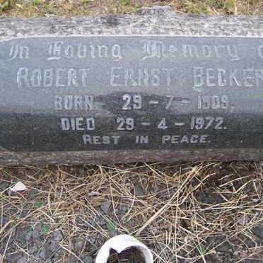 BECKER Robert Ernst 1909-1972