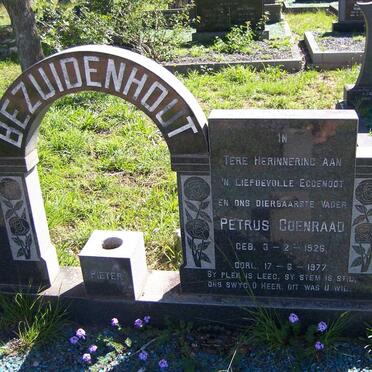 BEZUIDENHOUT Petrus Coenraad 1926-1977
