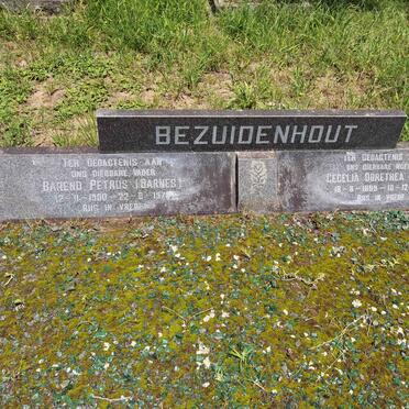 BEZUIDENHOUT Barend Petrus 1900-1970 &amp; Cecelia Dorethea 1899-1969