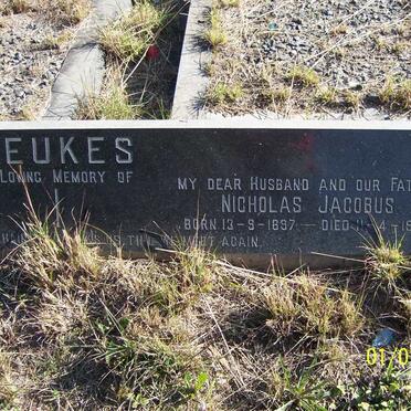 BEUKES Nicholas Jacobus 1897-1968 &amp; Constance Caroline GOODALL 1908-1979 