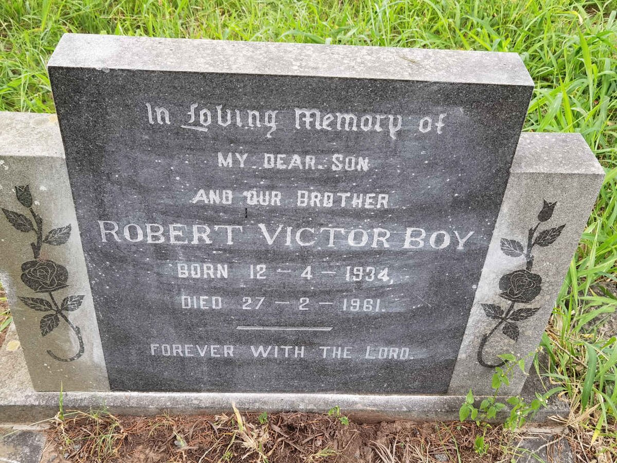 BOY Robert Victor 1934-1961