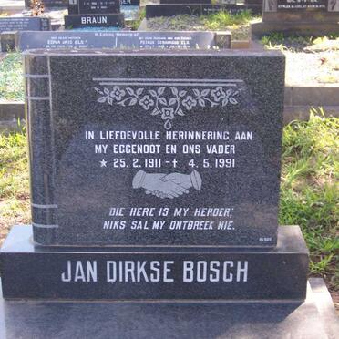 BOSCH Jan Dirkse 1911-1991