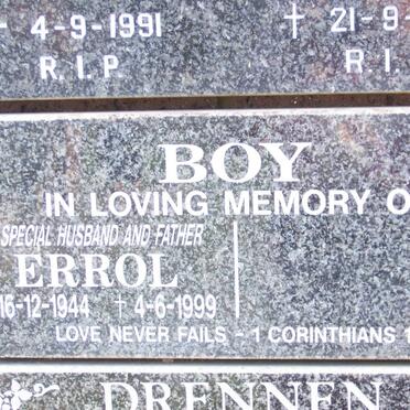 BOY Errol 1944-1999
