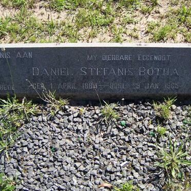 BOTHA Daniel Stefanis 1884-1965