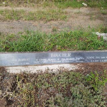 BOUCHER Arthur Herbert 1896-1981 &amp; Alwine WEYER 1900-1980
