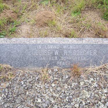 BOUCHER Louise W.R.
