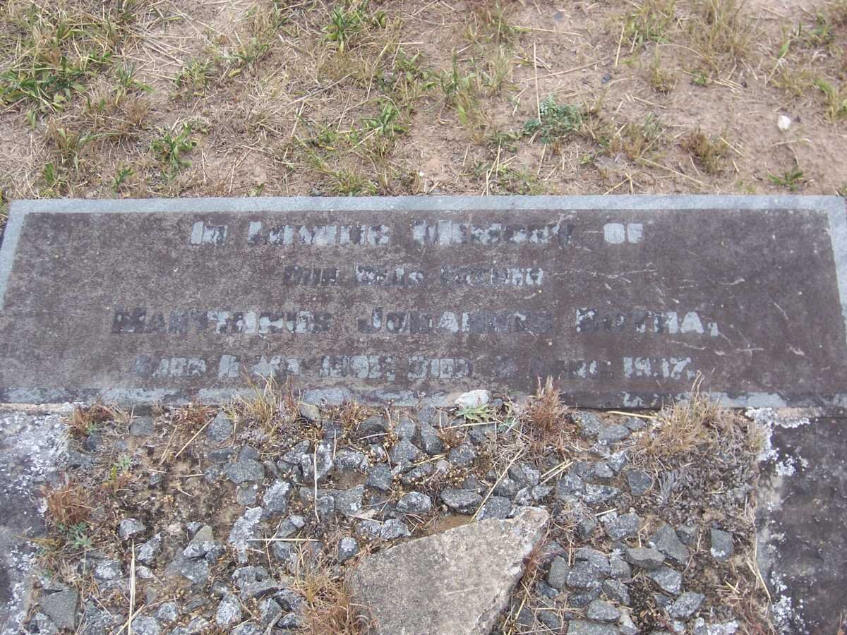 BOTHA Marthinus Johannes 1897-1937