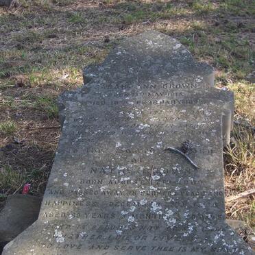 BROWN Naths 1809-1898 &amp; Sarah Ann 1815-1898