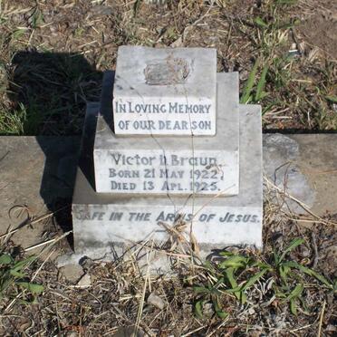BRAUN Victor L. 1922-1925