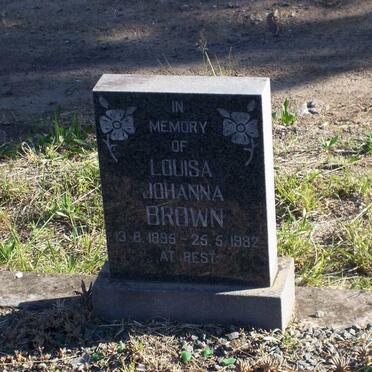 BROWN Louisa Johanna 1895-1982