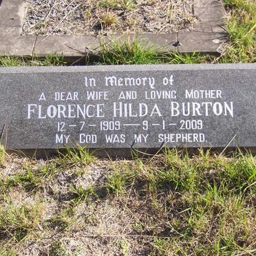 BURTON Florence Hilda 1909-2009