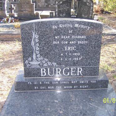 BURGER Eric 1950-1983