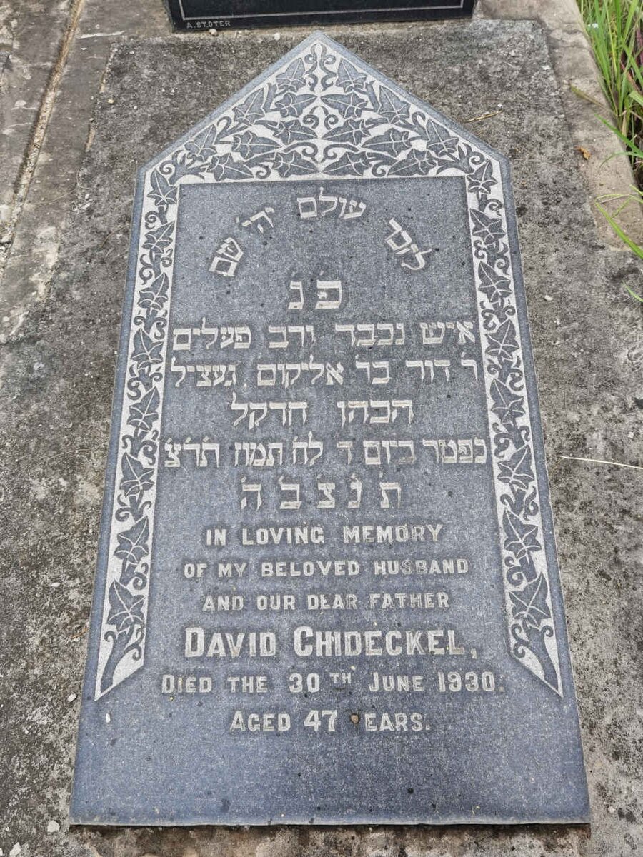 CHIDECKEL David -1930