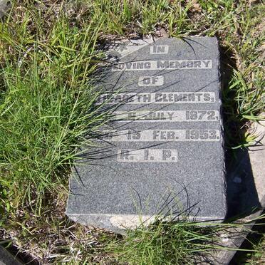 CLEMENTS Elizabeth 1872-1953