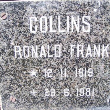 COLLINS Ronald Frank 1919-1981