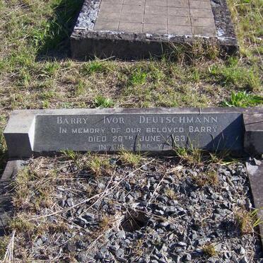 DEUTSCHMANN Barry Ivor ?-1963