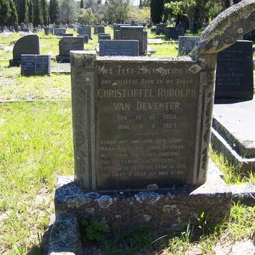 DEVENTER Christoffel Rudolph, van 1935-1957