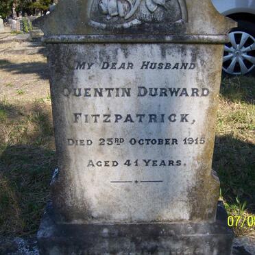 FITZPATRICK Quentin Durward -1915