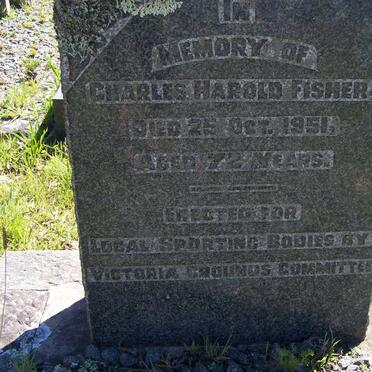 FISHER Charles Harold -1951