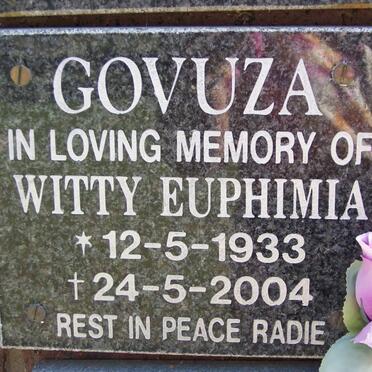 GOVUZA Witty Euphimia 1933-2004