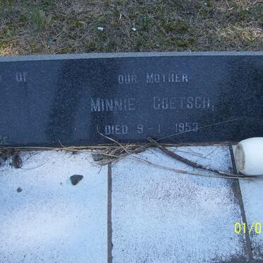 GOETSCH Minnie -1953