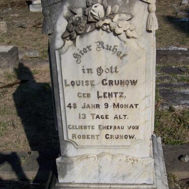 GRUNOW Louise born LENTZ