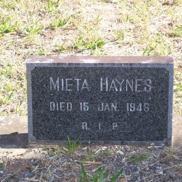 HAYNES Mieta ?-1946