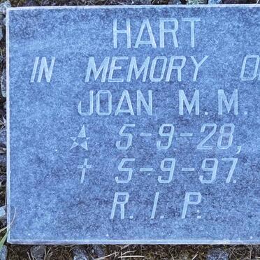 HART Joan M.M. 1928-1997