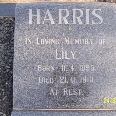 HARRIS Lily 1895-1981