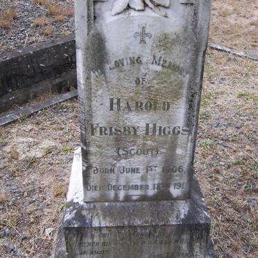 HIGGS Harold Frisby 1906-1917