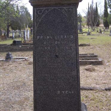 HIGGS Frank Gerald 1896-1896 :: HIGGS Ann Elizabeth -1942