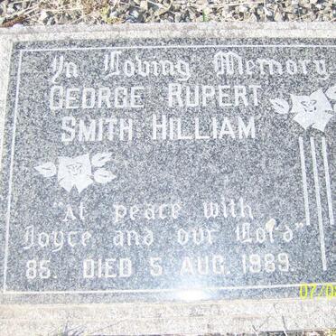 HILLIAM George Rupert Smith -1989