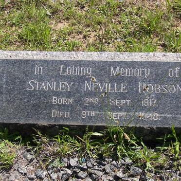 HOBSON Stanley Neville 1917-1948