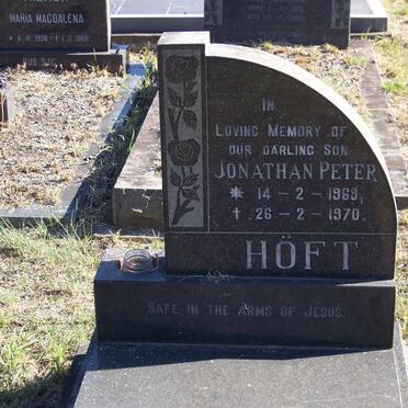 HOFT Jonathan Peter 1969-1970
