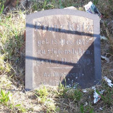 KATZ Franz 1872-1899