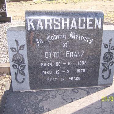 KARSHAGEN Otto Franz 1888-1979