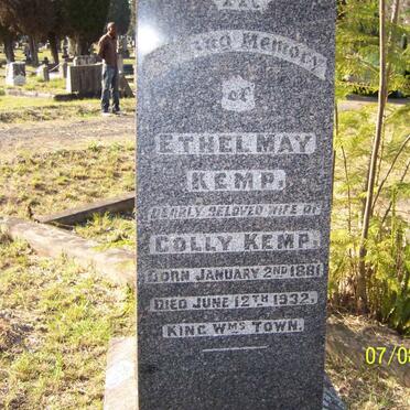 KEMP Ethel May 1881-1932