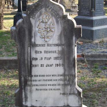 KIETZMANN Frederika nee HENCKE 1823-1909