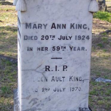 KING Mary Ann -1924 :: KING Aileen Ault -1970