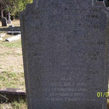 KING Eliza Oceana -1877 :: William George -1876 :: Charles William Ault -1877