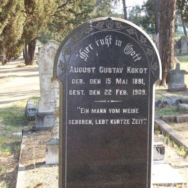 KOKOT August Gustav 1881-1909