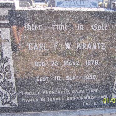 KRANTZ Carl F.W. 1879-1950