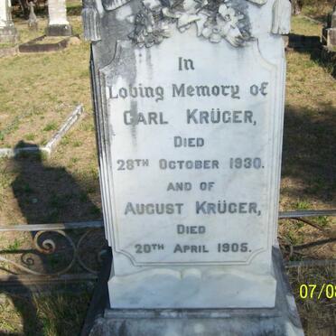KRUGER Carl -1930 :: KRUGER August -1905