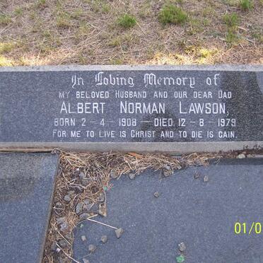 LAWSON Albert Norman 1908-1979 &amp; Muriel Winifred 1907-1992 _1