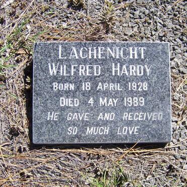 LACHENICHT Wilfred Hardy 1928-1989